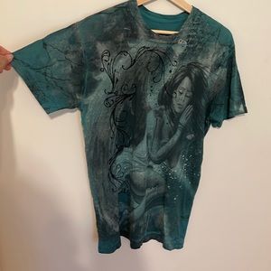 Mens Affliction Graphic Tee Size Large